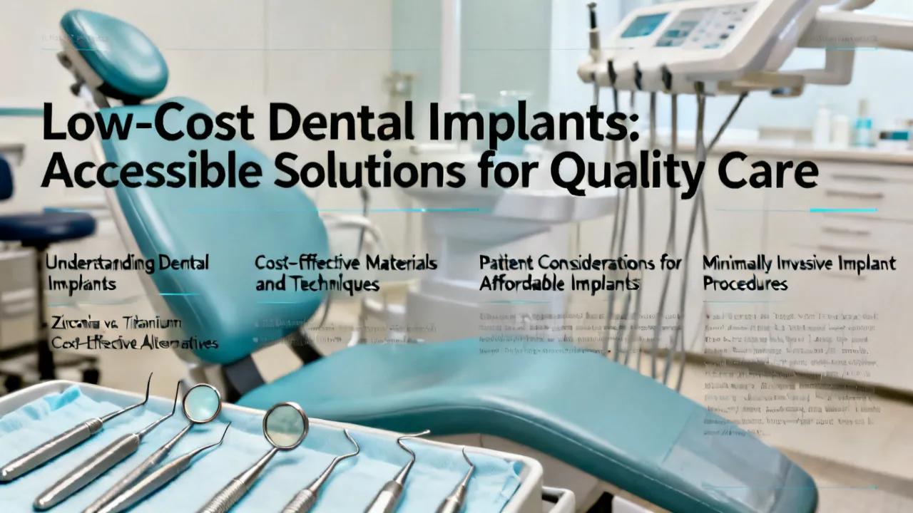 Navigating Affordable Dental Implants